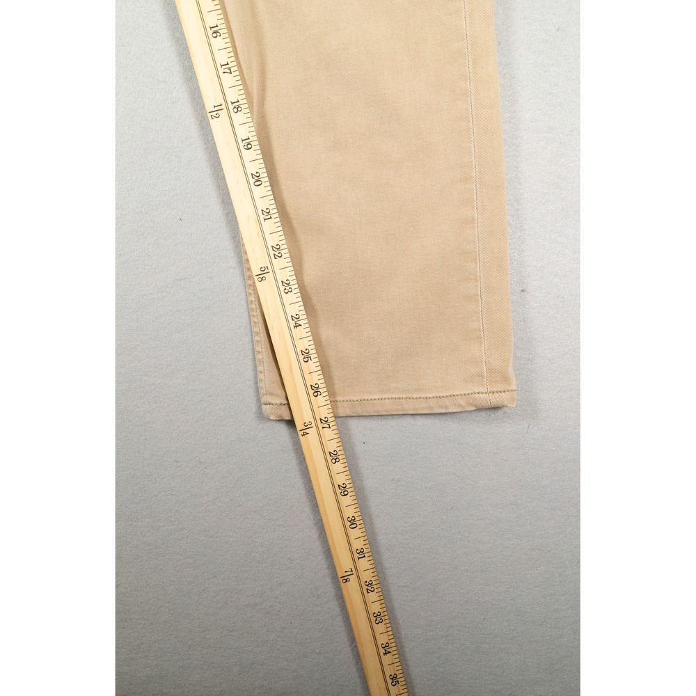 Paige Federal Slim Straight Leg Pants Mens 34 Tan Khaki Transcend Denim Chino - Picture 8 of 12